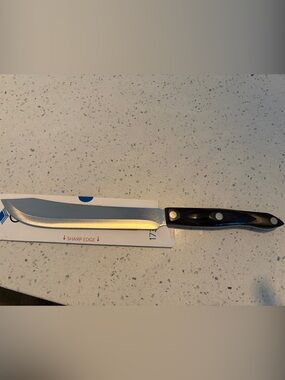 Cutco Black and Silver Slicing Knife